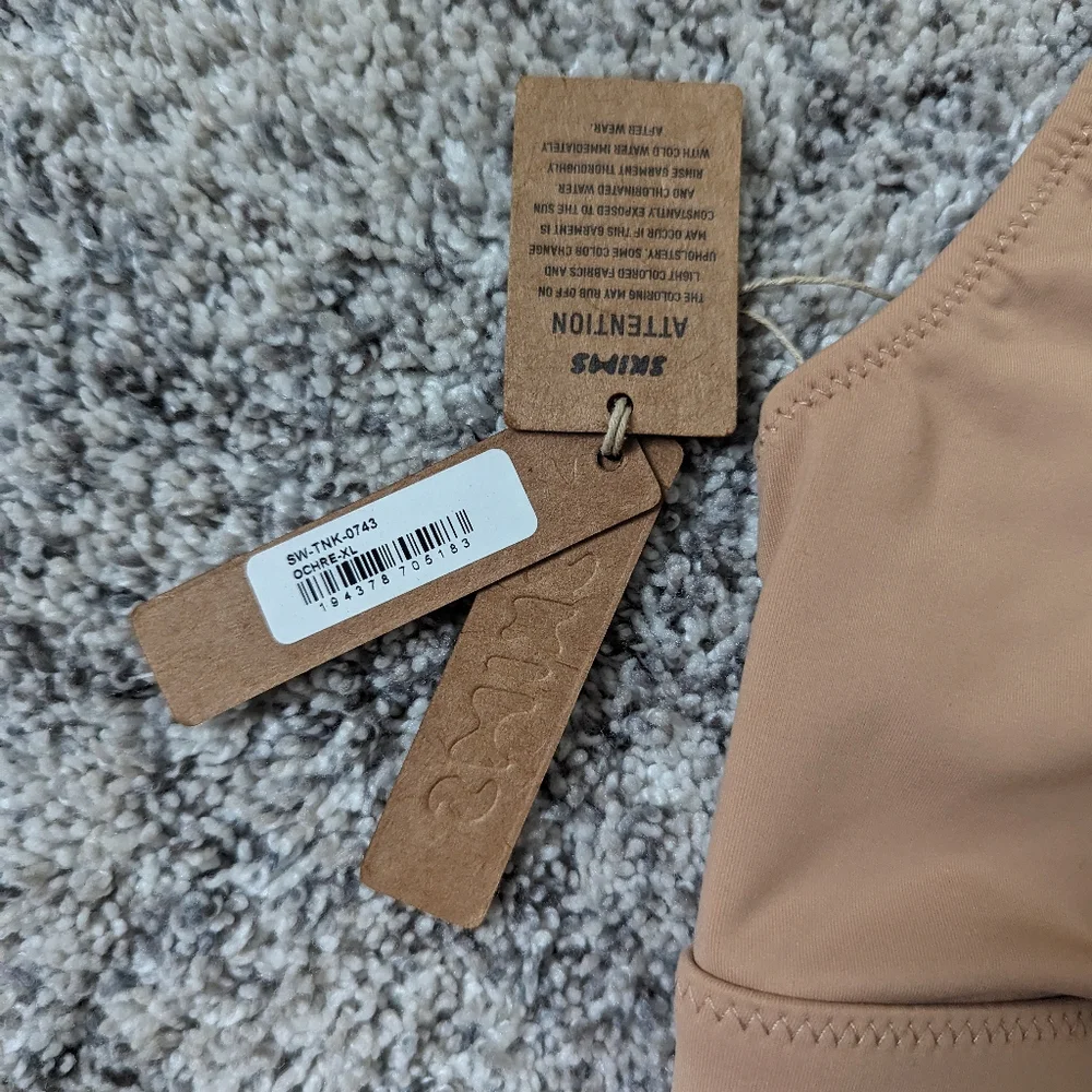 Women's Scoop Neck Swim Bralette in Nude - No Tags